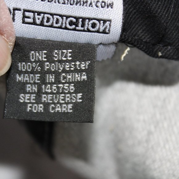 Sole Addiction Lit Men's Gray Snapback Baseball Cap One Size - Picture 10 of 11